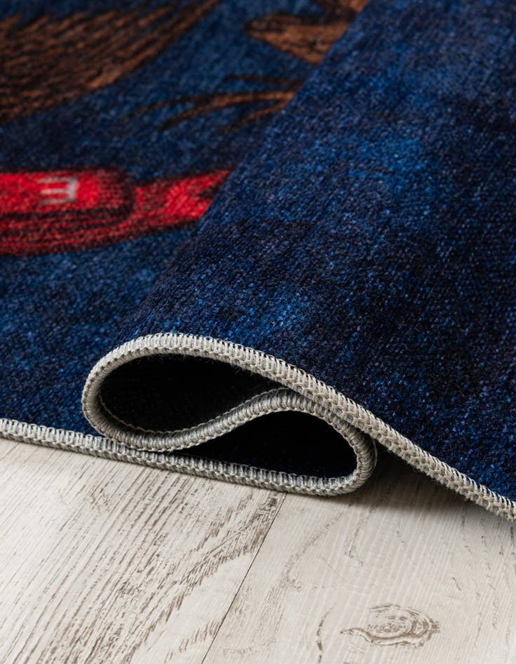 Detail image of 8' x 11' Michigan The Flag Collection Rug