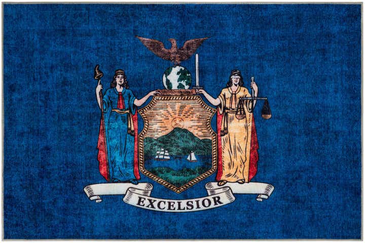 9' x 12' New York The Flag Collection Rug