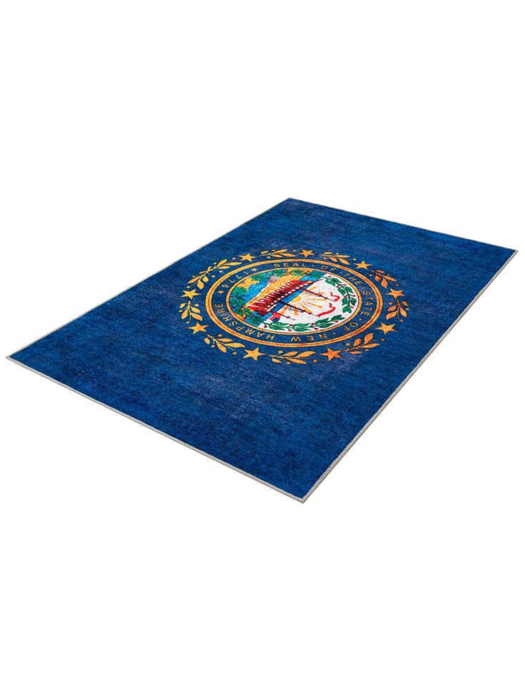 Detail image of 4' x 6' New Hampshire The Flag Collection Rug
