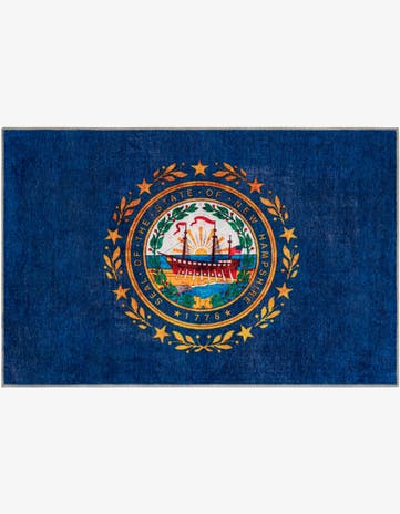 7' x 10' New Hampshire The Flag Collection Rug