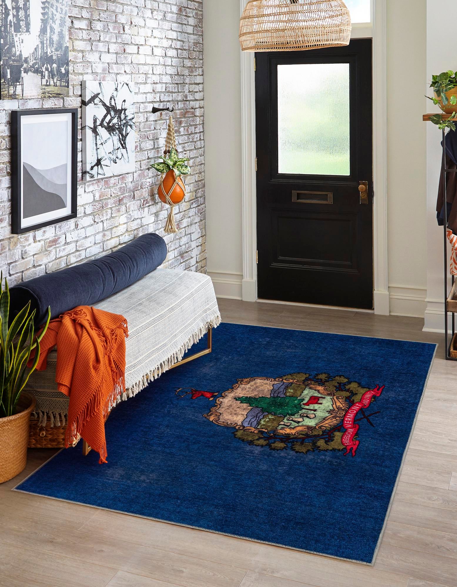 3' 3 x 5' 3 Vermont The Flag Collection Rug