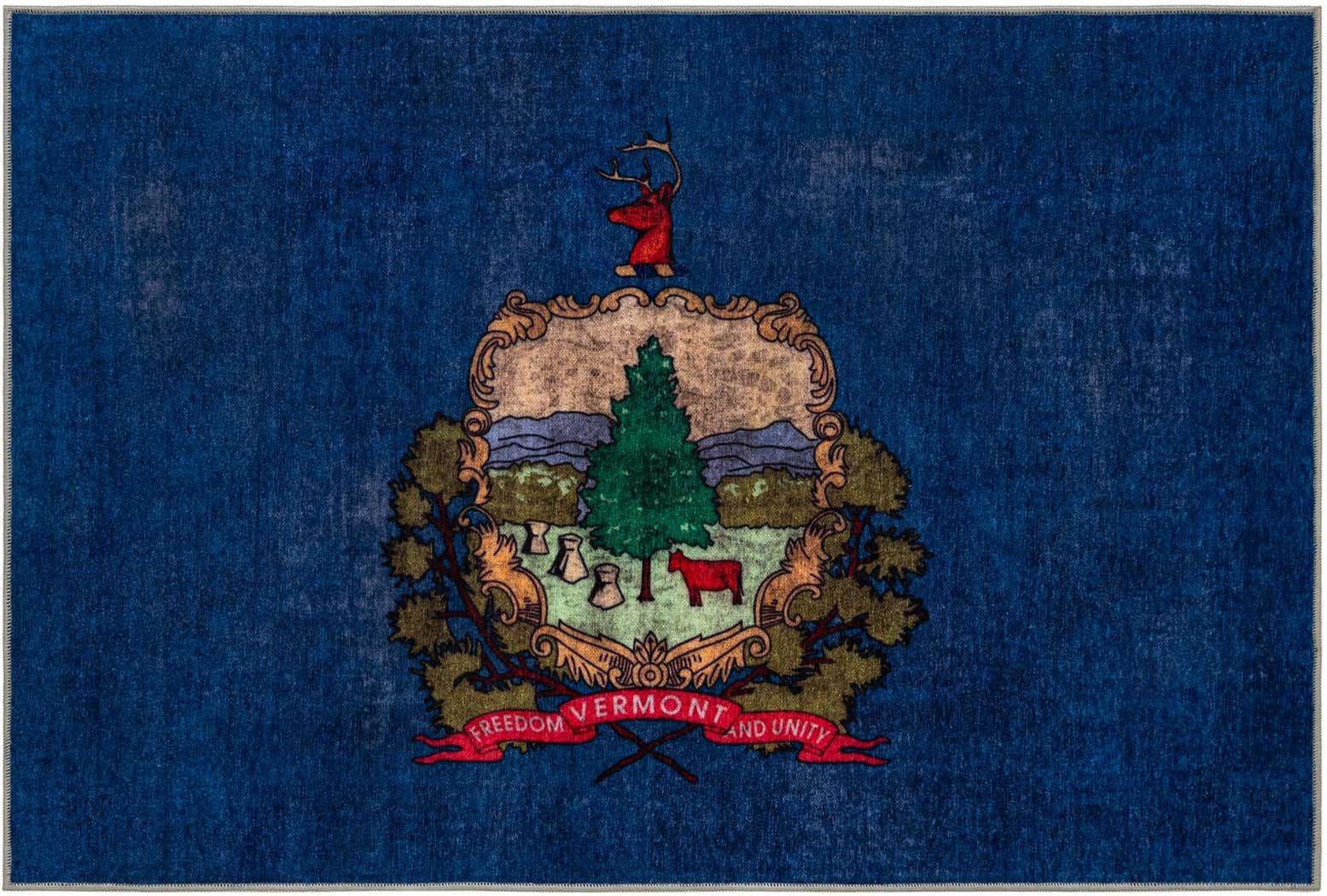 5' x 8' Vermont The Flag Collection Rug