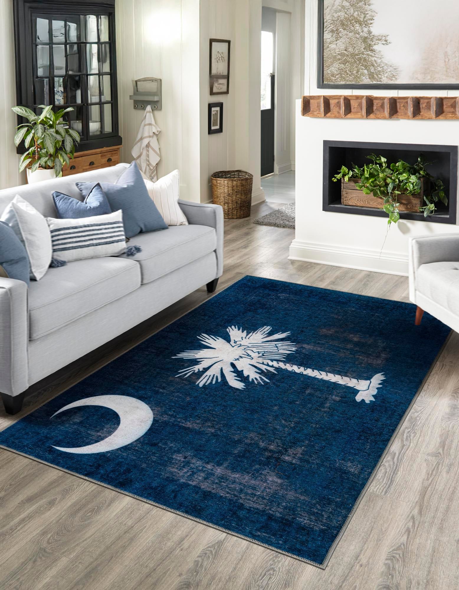 4' x 6' South Carolina The Flag Collection Rug