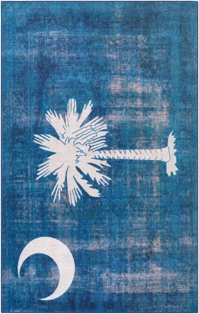 5' x 8' South Carolina The Flag Collection Rug