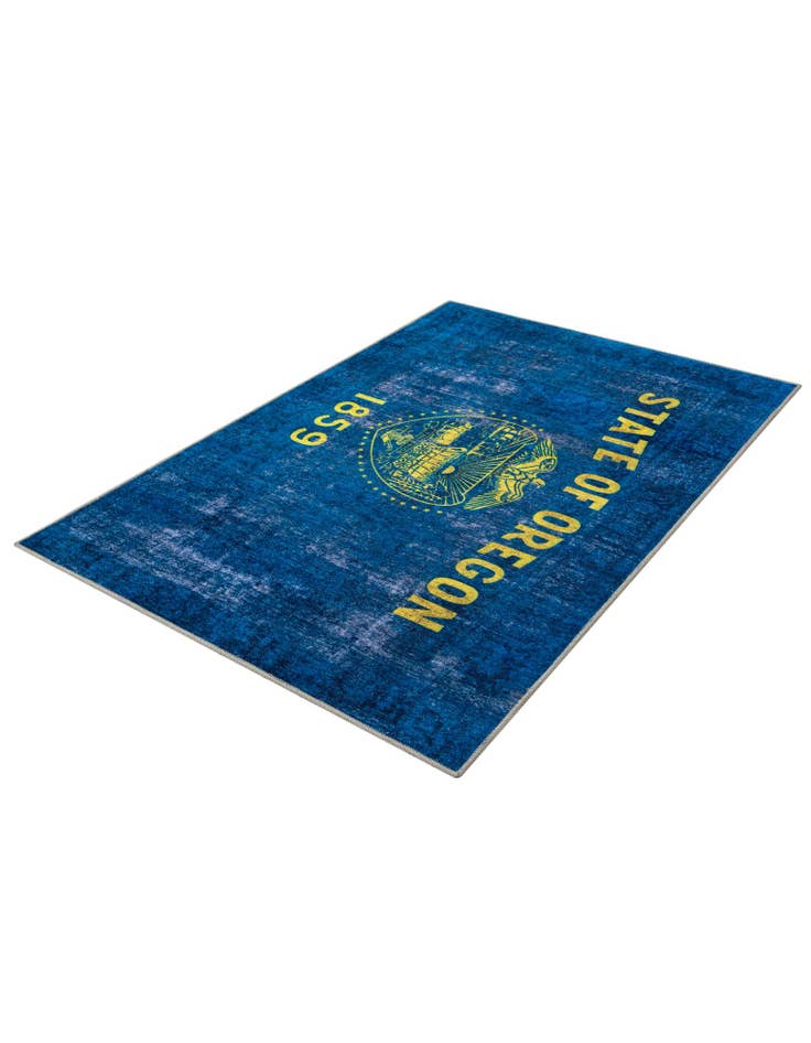 Detail image of 4' x 6' Oregon The Flag Collection Rug