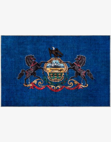 9' x 12' Pennsylvania The Flag Collection Rug