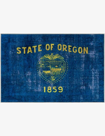 8' x 10' Oregon The Flag Collection Rug