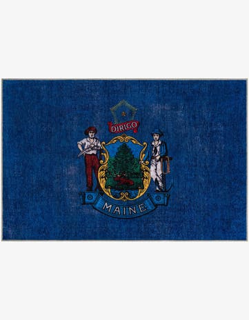7' x 10' Maine The Flag Collection Rug