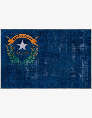 5' x 8' Nevada The Flag Collection Rug