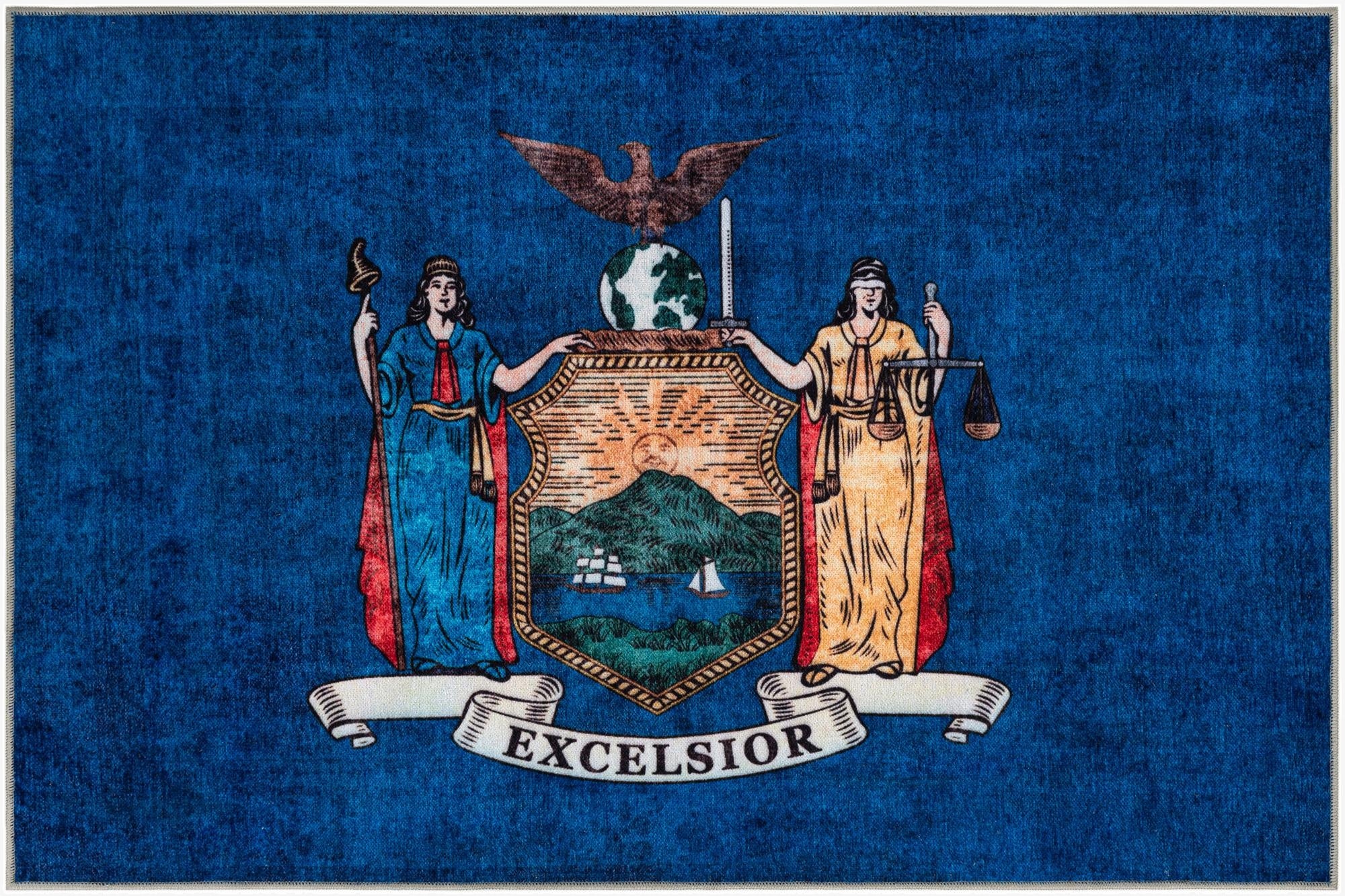 6' x 9' New York The Flag Collection Rug