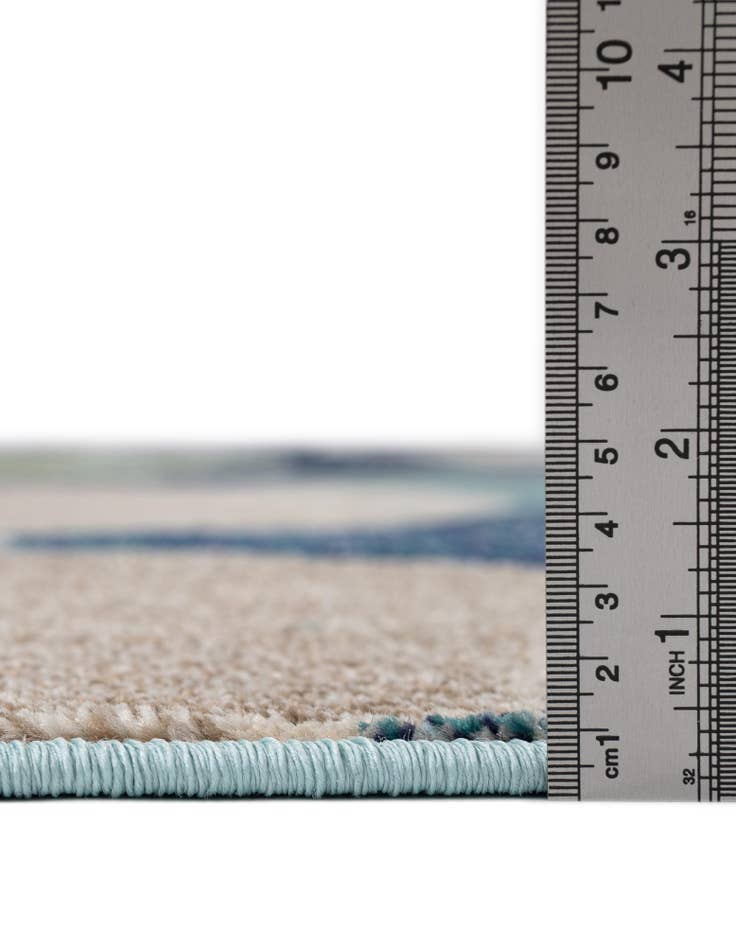 Detail image of 10' 6 x 16' 5 Washable Theia Rug