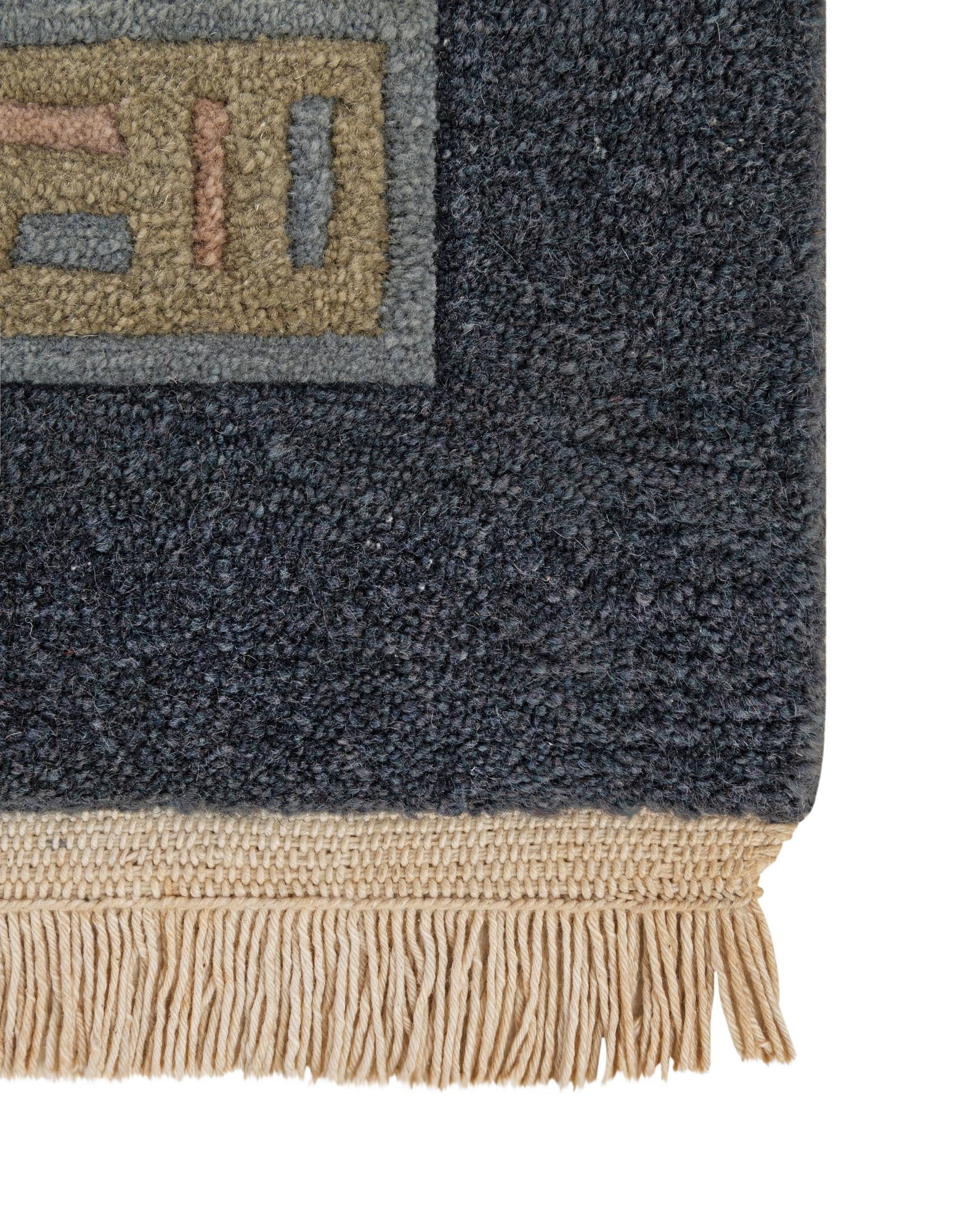 8' 7 x 11' 10 Hand Knotted Tibet Wool Rug