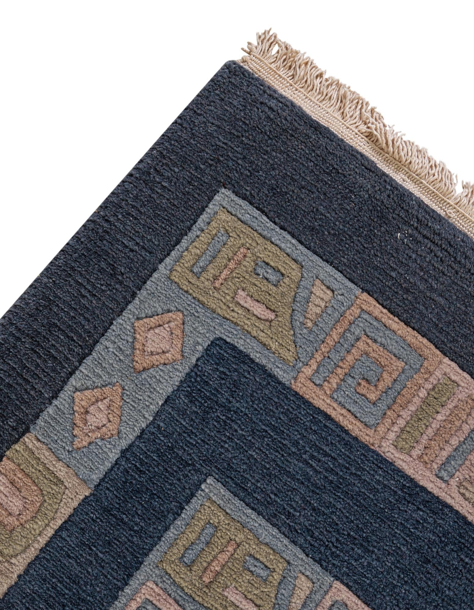 8' 7 x 11' 10 Hand Knotted Tibet Wool Rug