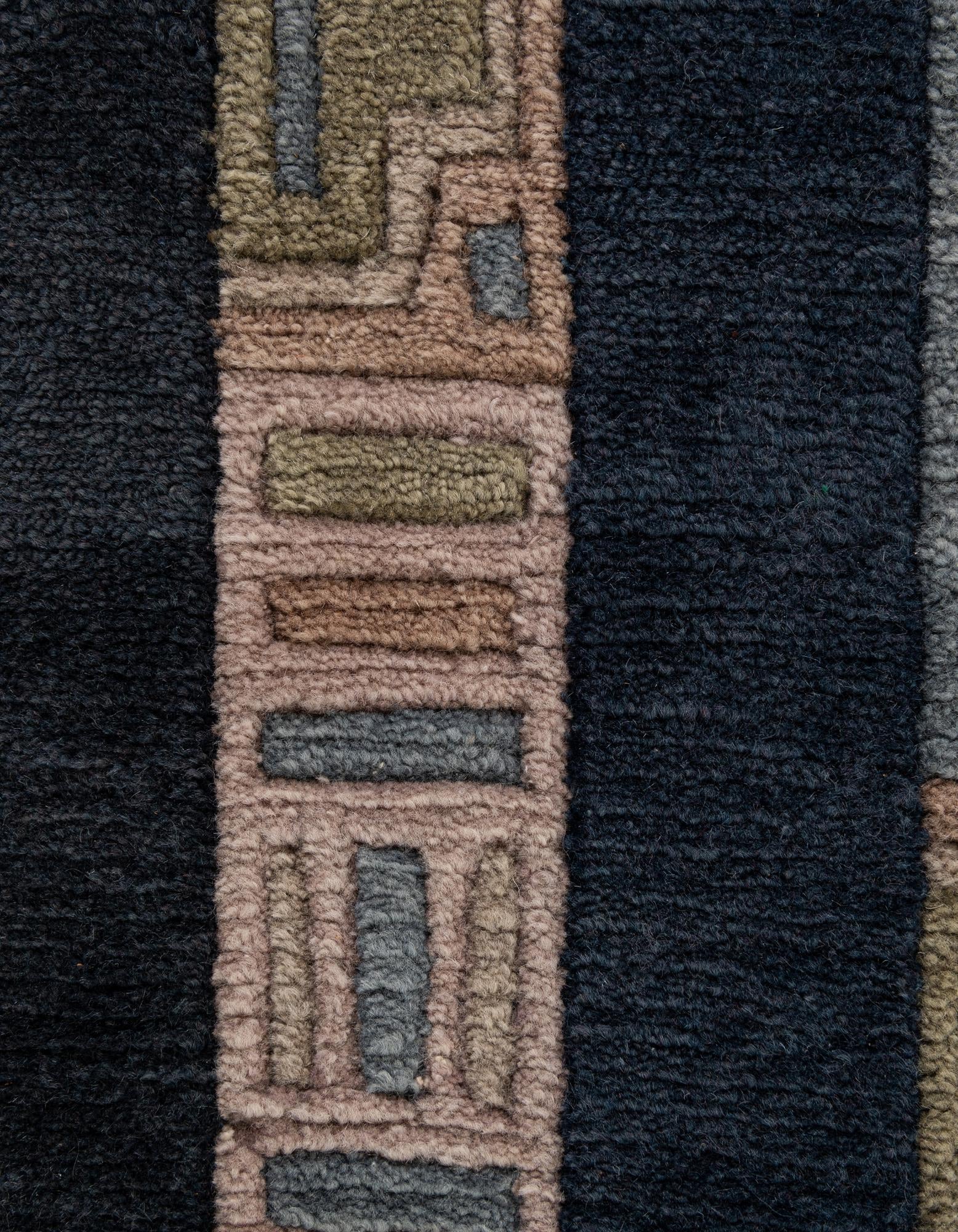 8' 7 x 11' 10 Hand Knotted Tibet Wool Rug