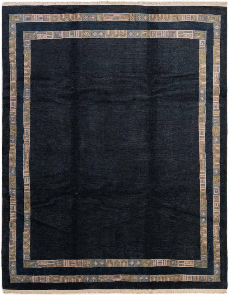 Detail image of 8' 7 x 11' 10 Hand Knotted Tibet Wool Rug