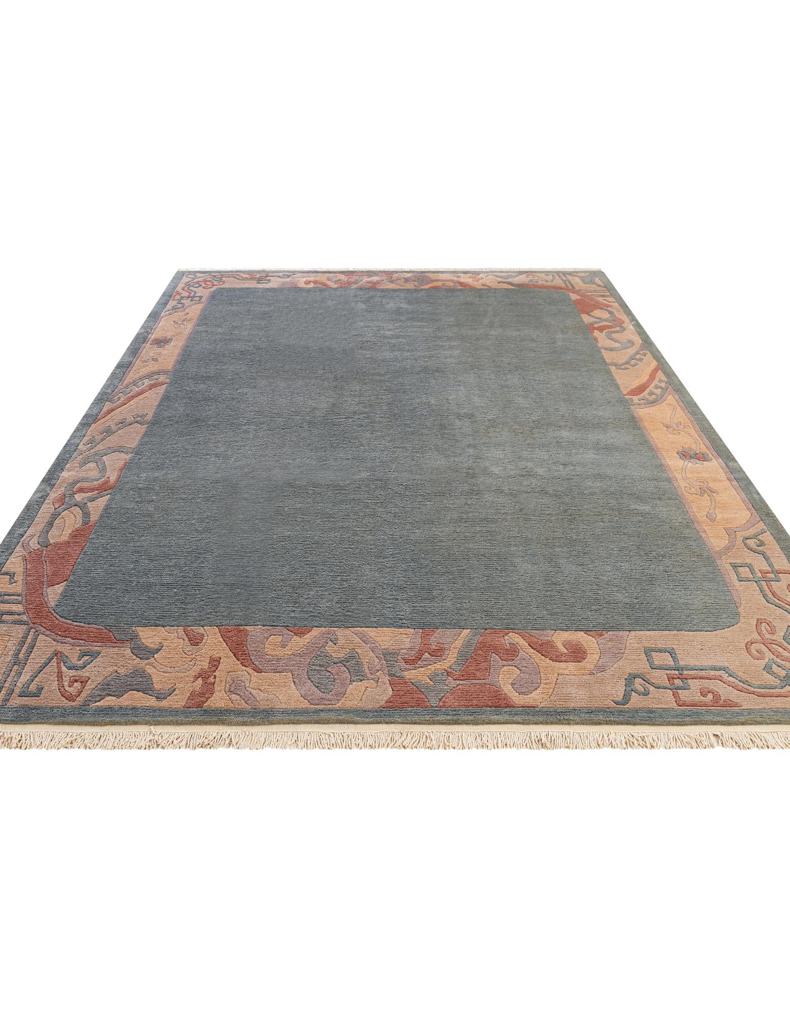 8' 4 x 11' 6 Hand Knotted Tibet Wool Rug