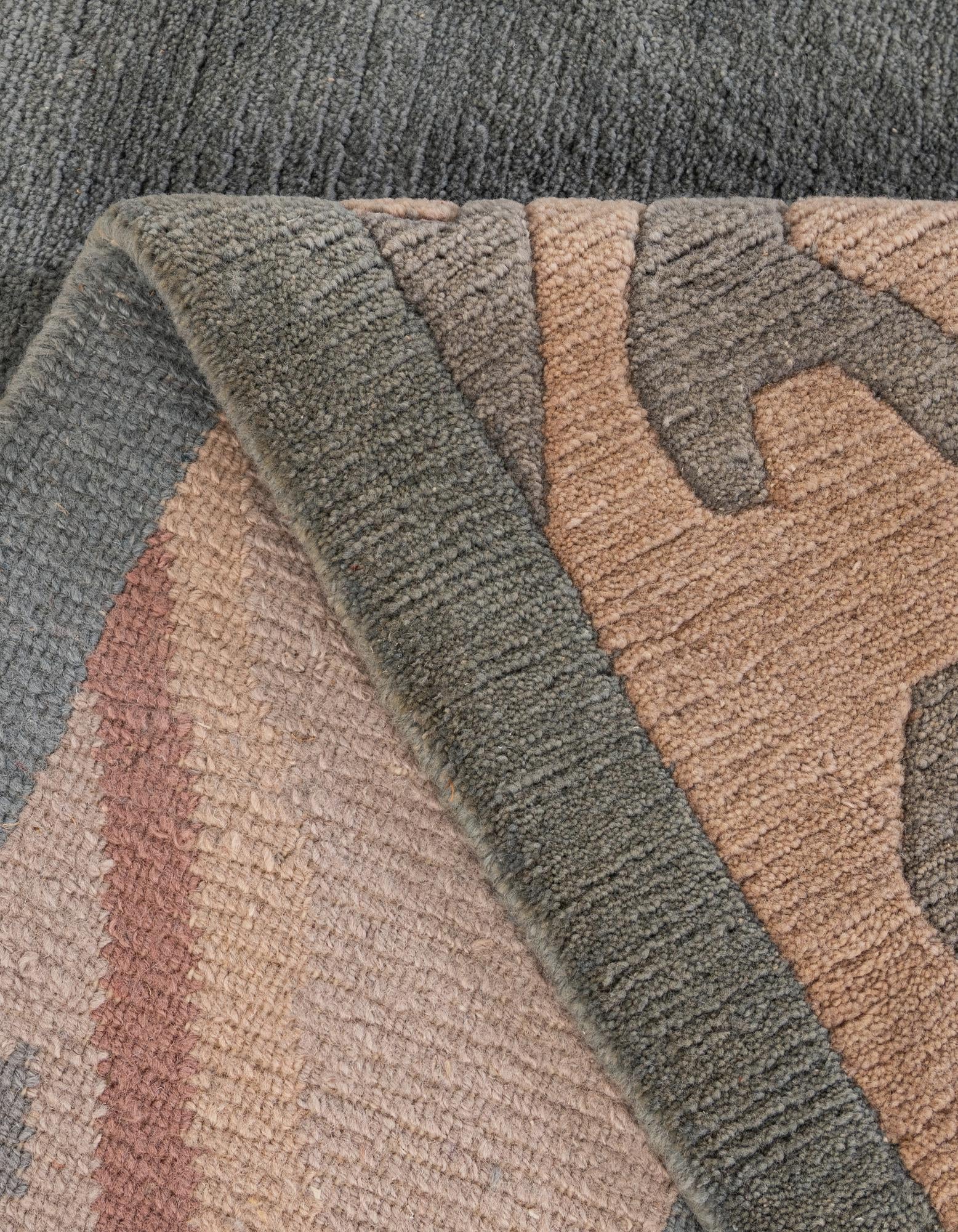 8' 4 x 11' 6 Hand Knotted Tibet Wool Rug