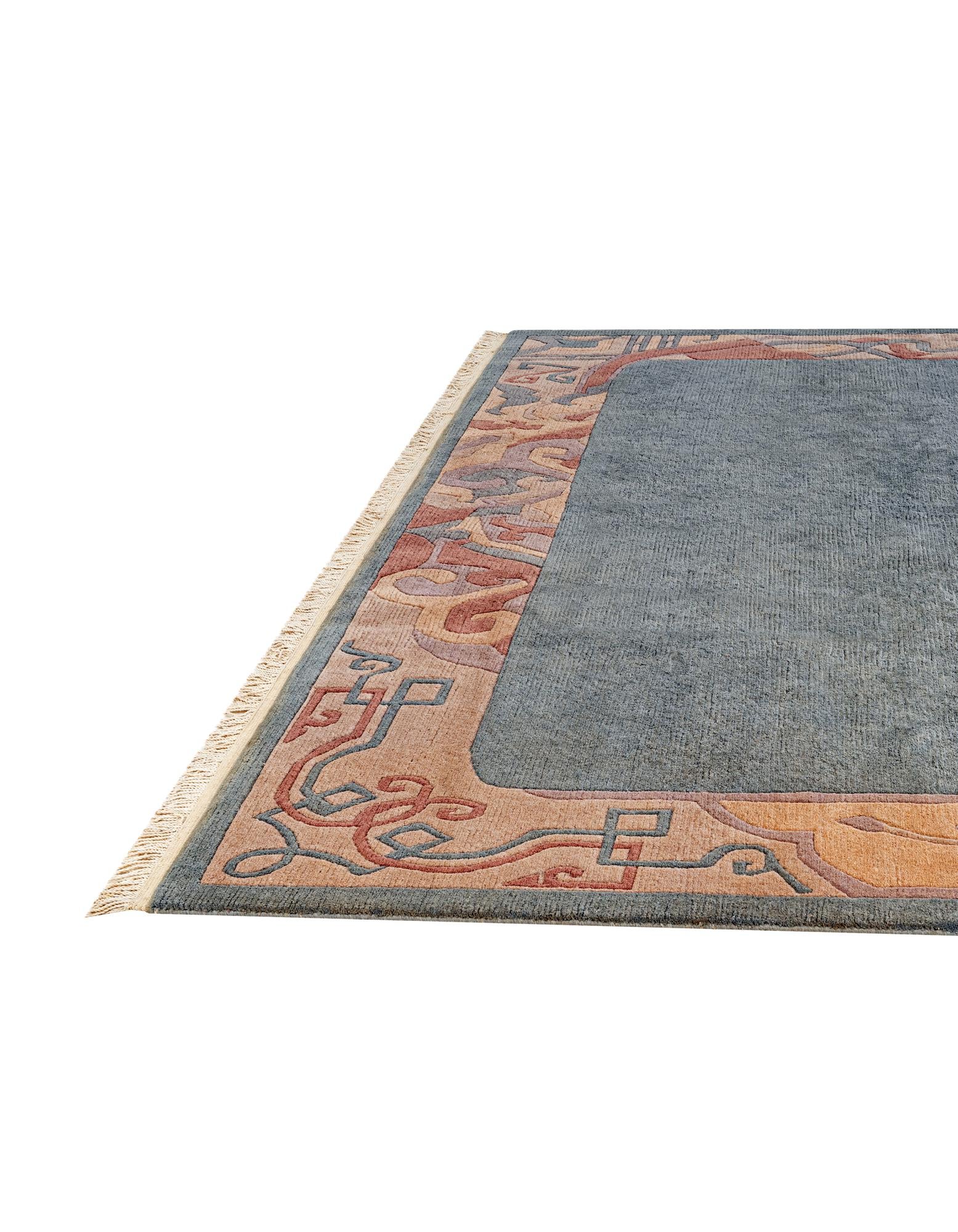 8' 4 x 11' 6 Hand Knotted Tibet Wool Rug