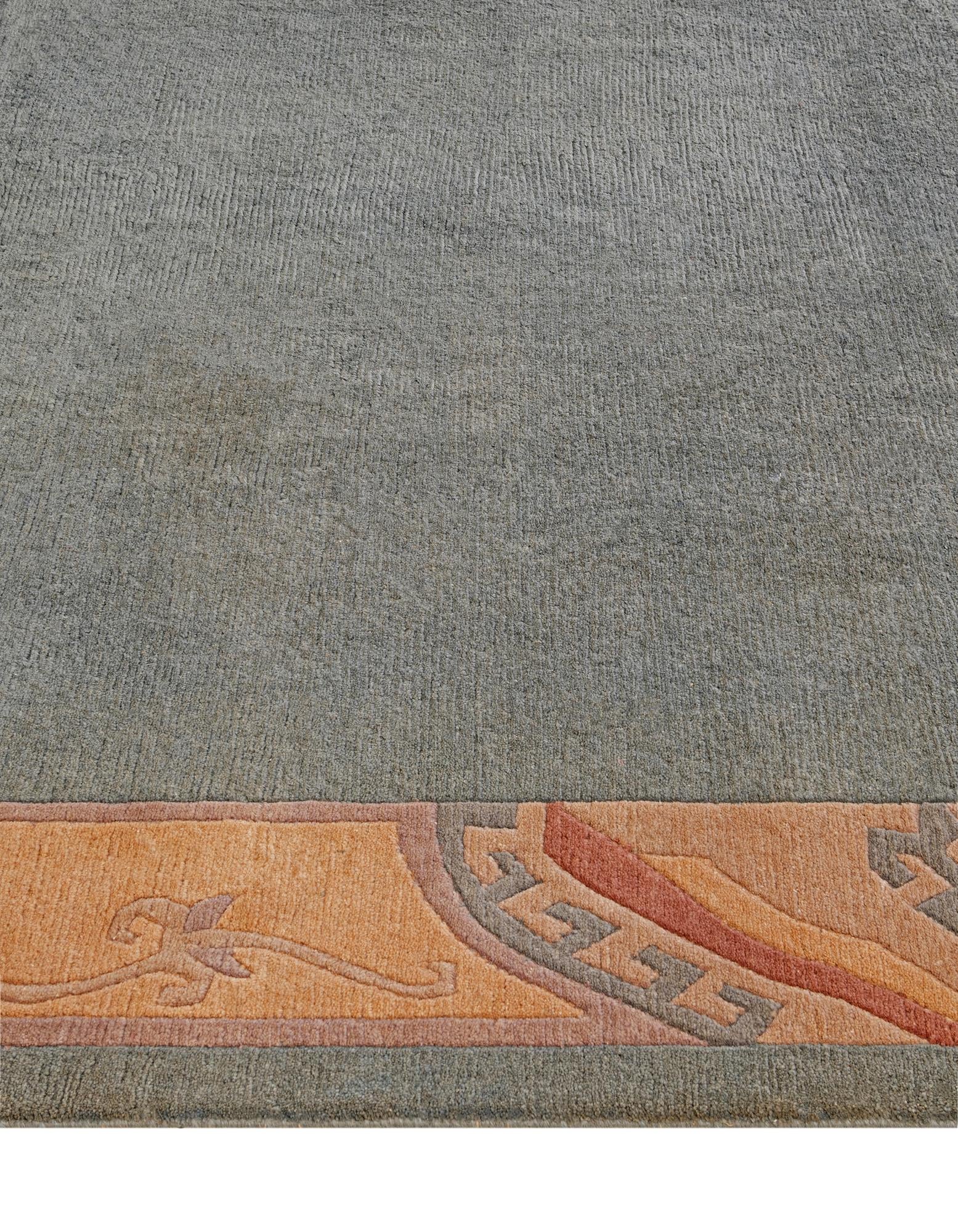 8' 4 x 11' 6 Hand Knotted Tibet Wool Rug