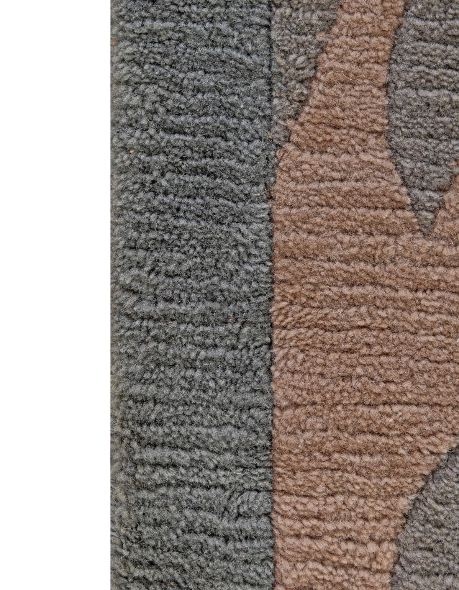 8' 4 x 11' 6 Hand Knotted Tibet Wool Rug