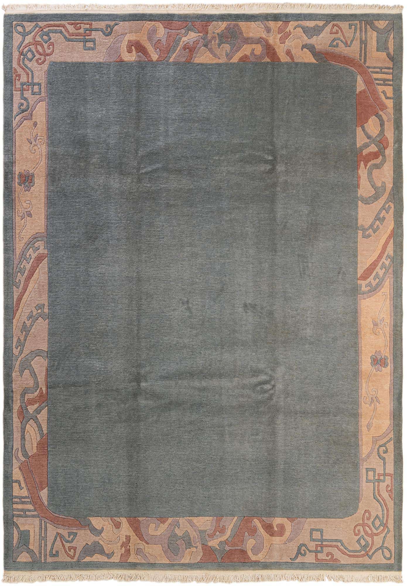 8' 4 x 11' 6 Hand Knotted Tibet Wool Rug