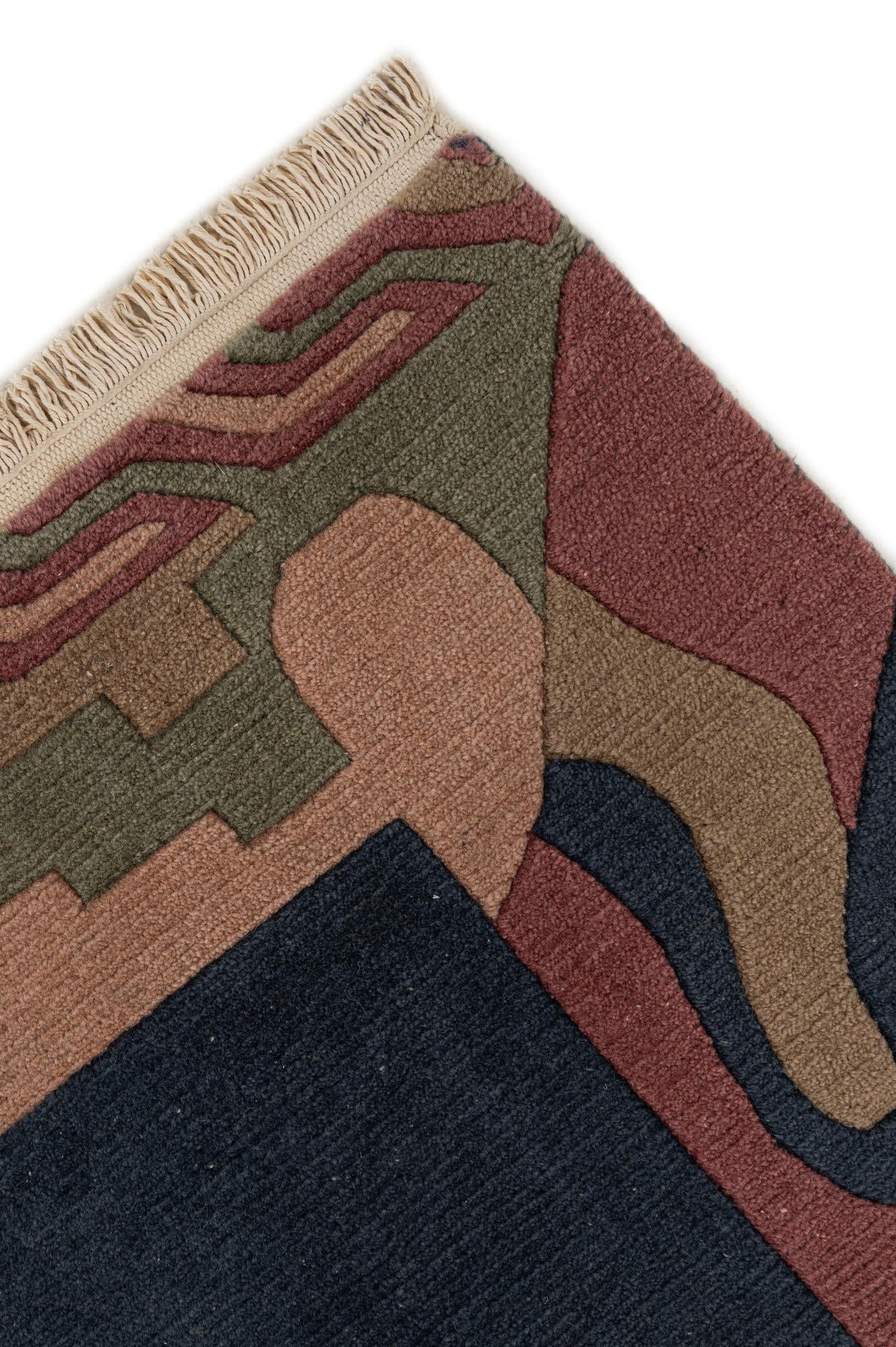 8' 2 x 11' 4 Hand Knotted Tibet Wool Rug