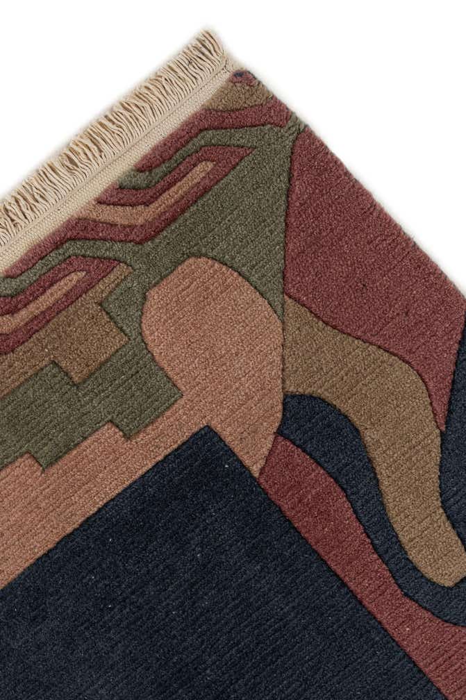 8' 2 x 11' 4 Hand Knotted Tibet Wool Rug