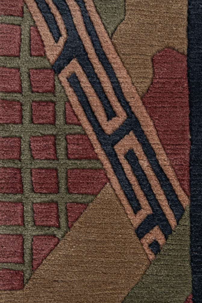 8' 2 x 11' 4 Hand Knotted Tibet Wool Rug