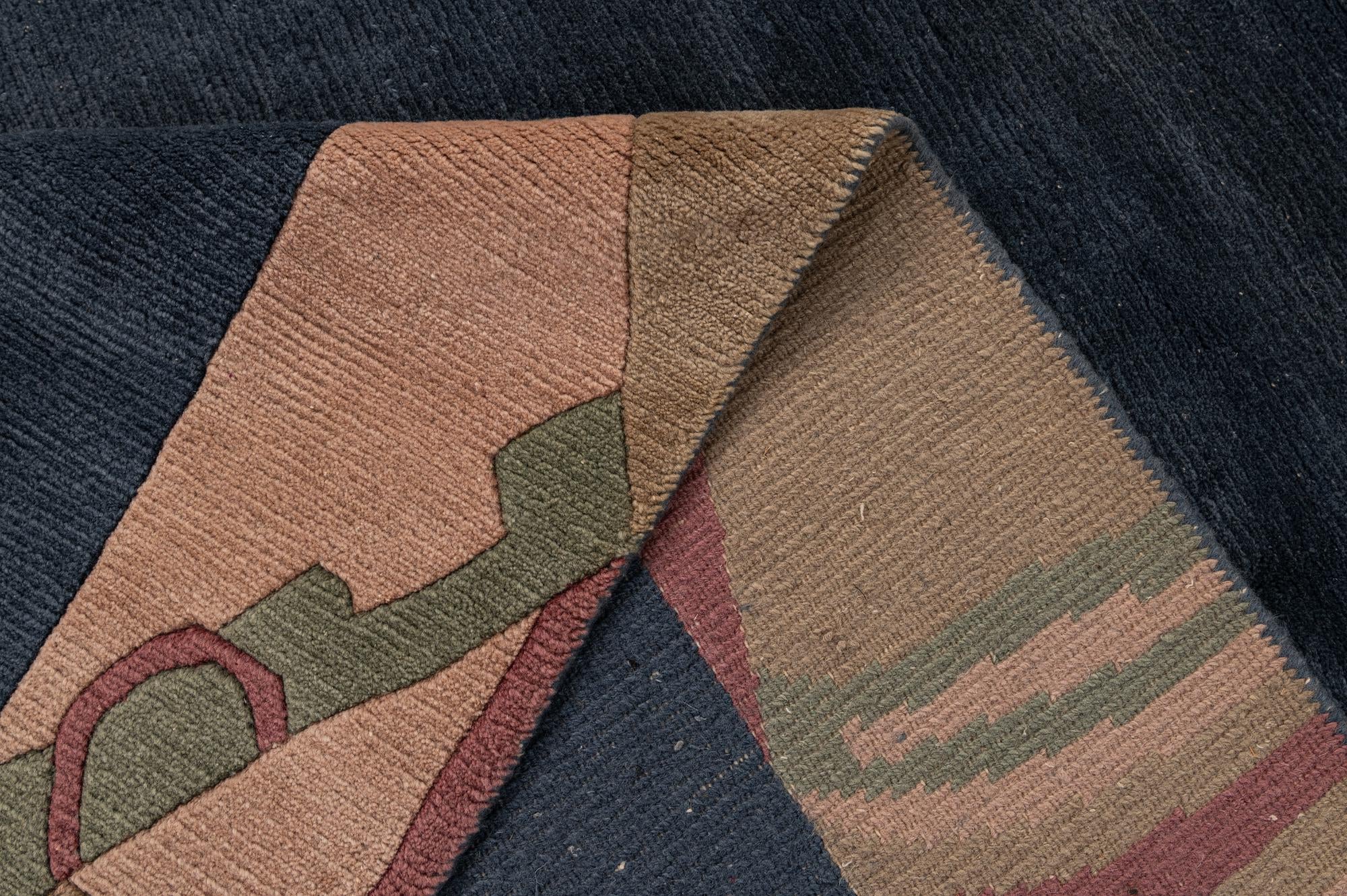 8' 2 x 11' 4 Hand Knotted Tibet Wool Rug