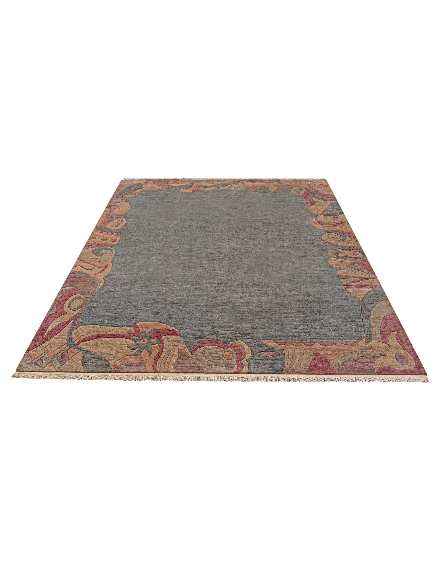 8' 4 x 11' 4 Hand Knotted Tibet Wool Rug
