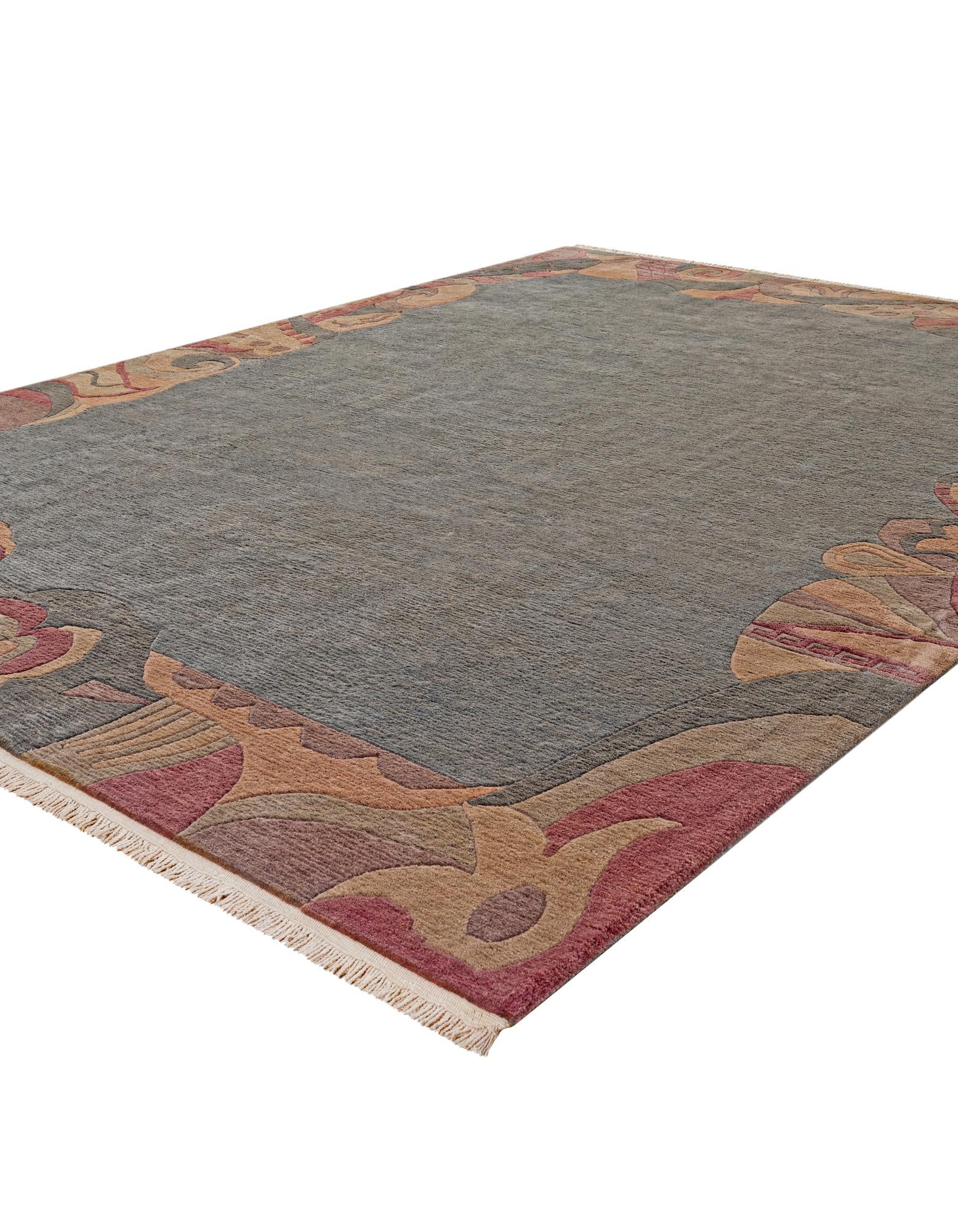 8' 4 x 11' 4 Hand Knotted Tibet Wool Rug