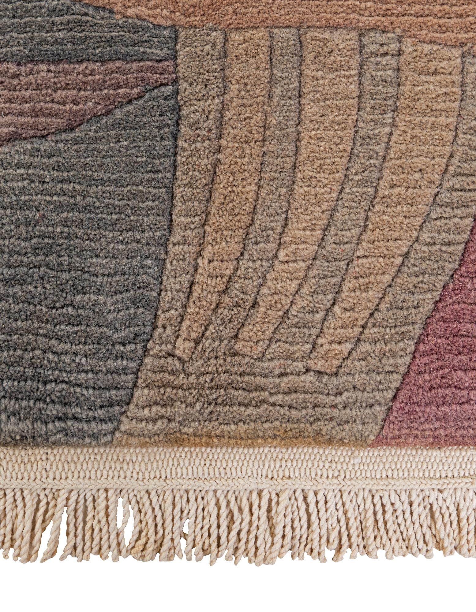 8' 4 x 11' 4 Hand Knotted Tibet Wool Rug