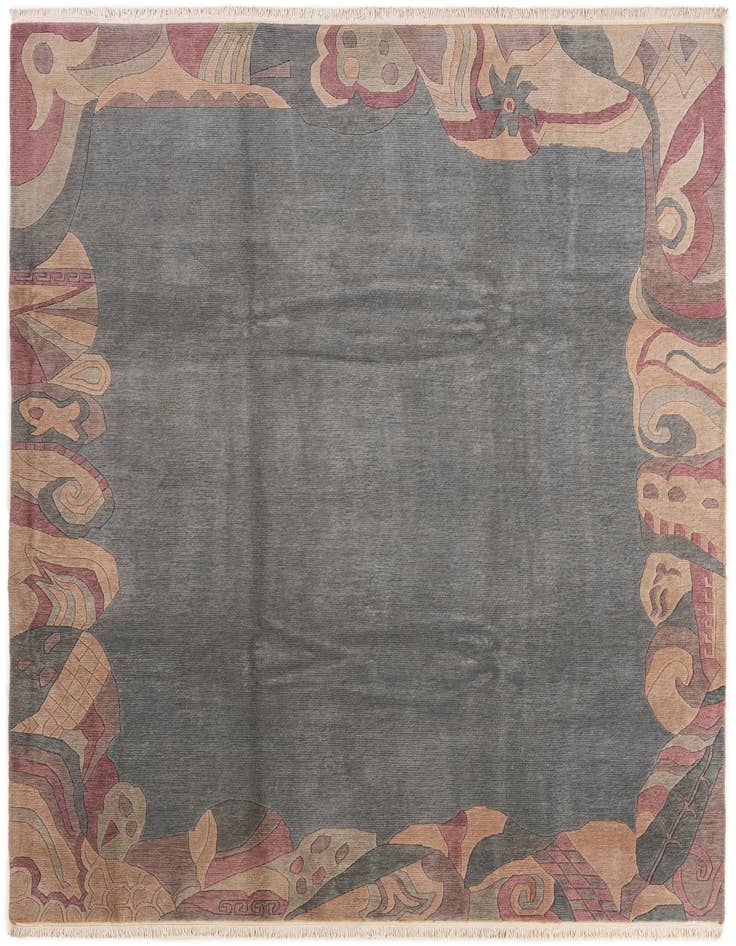 Detail image of 8' 4 x 11' 4 Hand Knotted Tibet Wool Rug