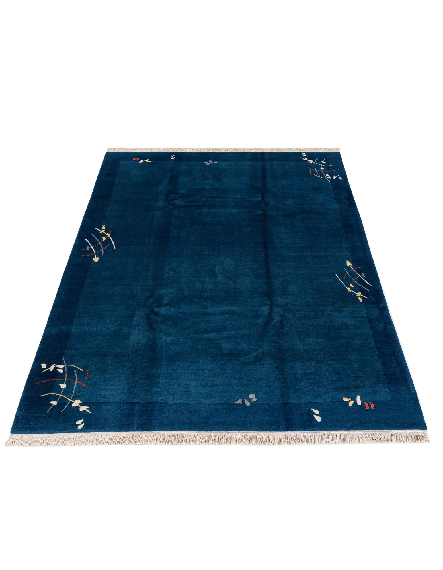 8' 1 x 9' 8 Hand Knotted Tibet Wool Rug