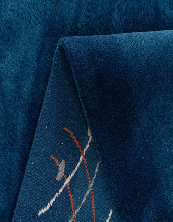 Detail image of 8' 1 x 9' 8  Hand Knotted Tibet Wool Rug