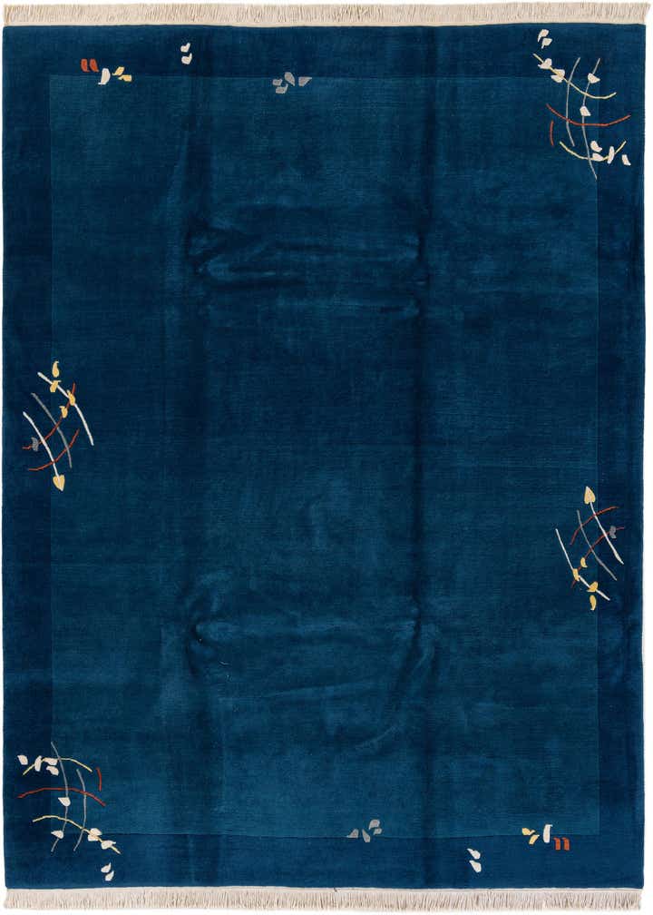 8' 1 x 9' 8 Hand Knotted Tibet Wool Rug