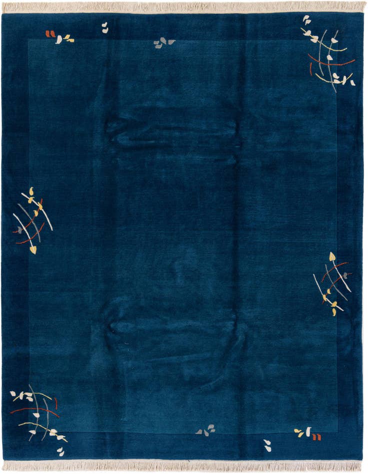 Detail image of 8' 1 x 9' 8 Hand Knotted Tibet Wool Rug