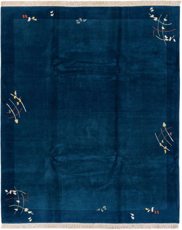 8' 1 x 9' 8 Hand Knotted Tibet Wool Rug