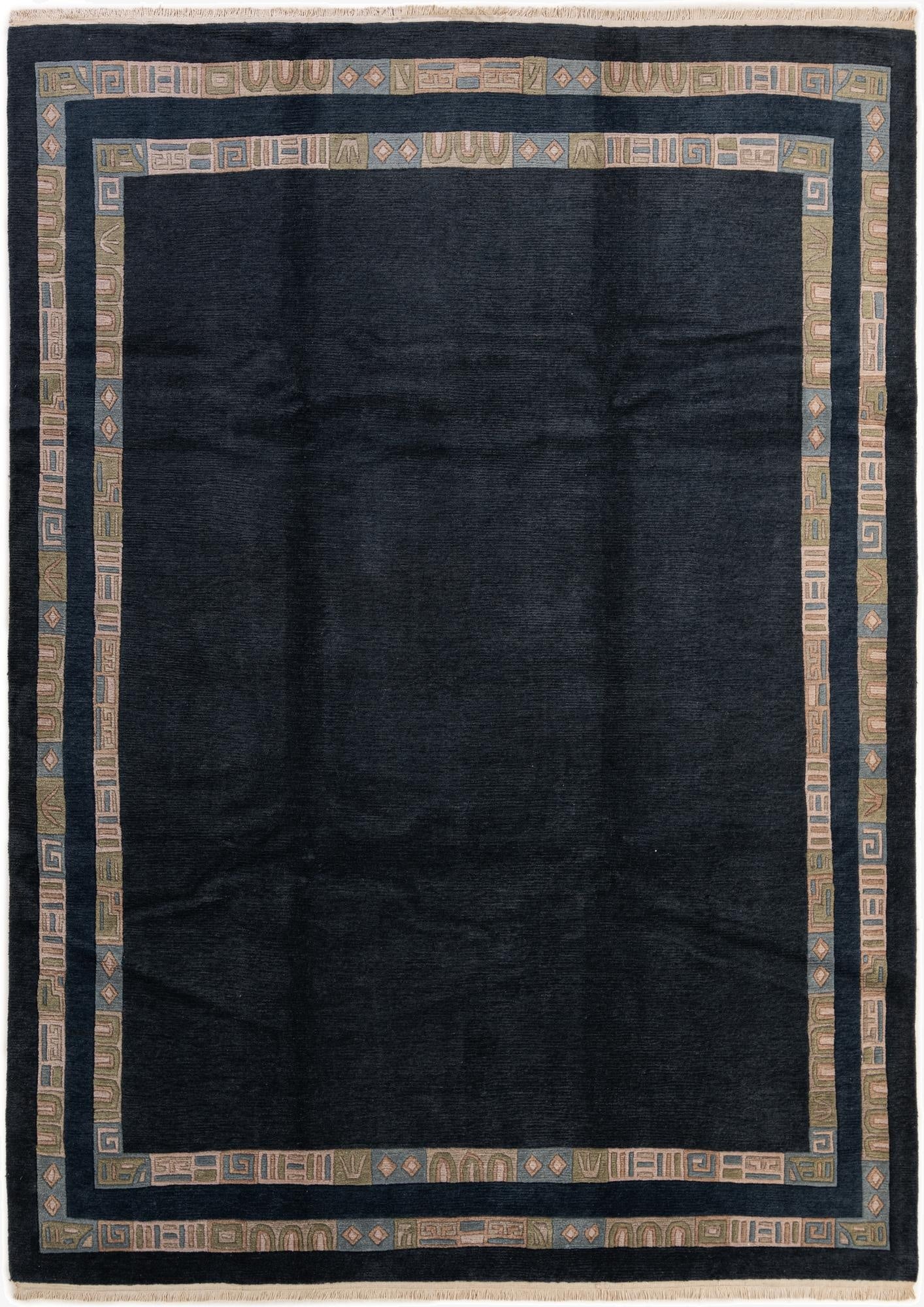 8' 7 x 11' 10  Hand Knotted Tibet Wool Rug