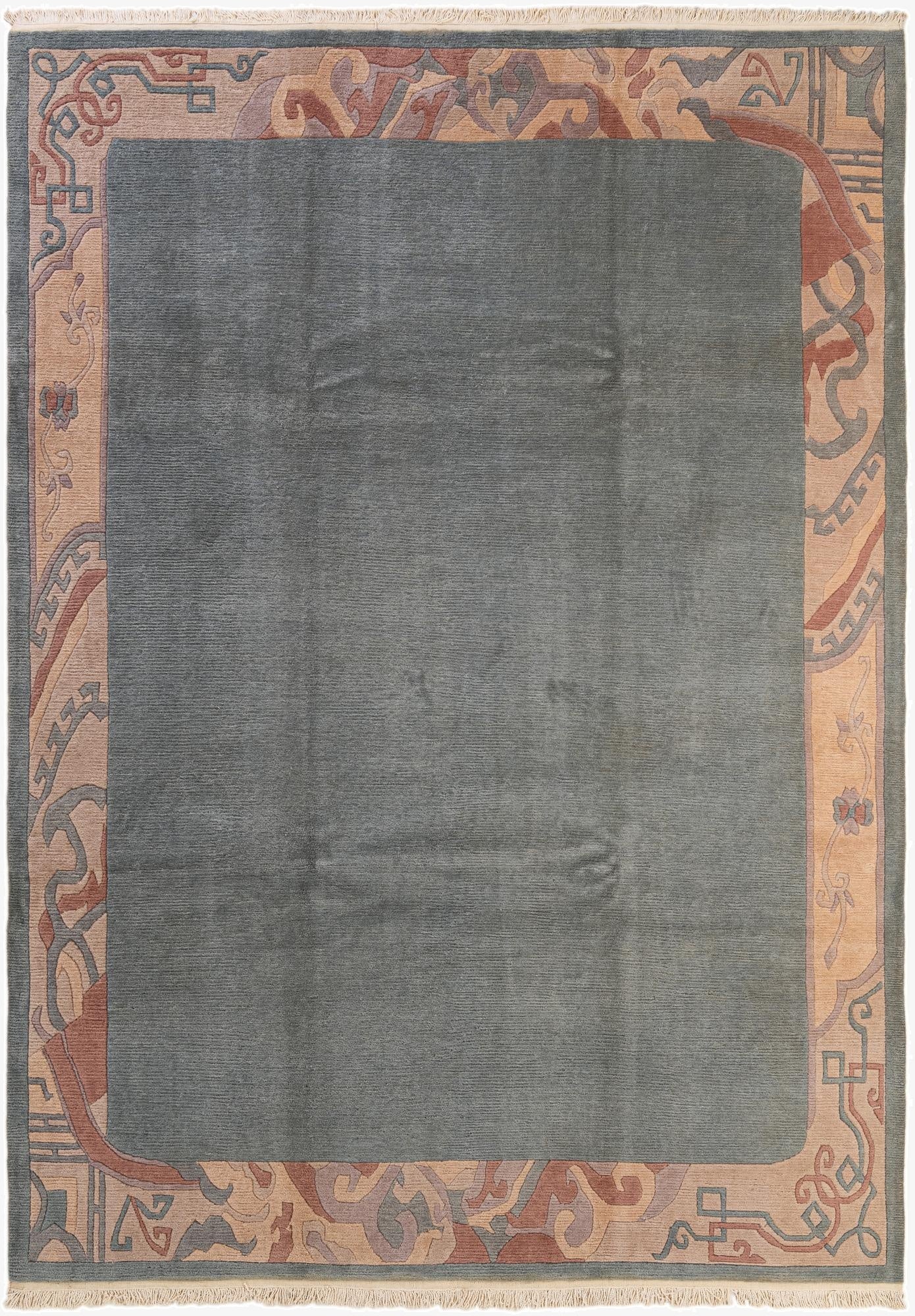 8' 4 x 11' 6  Hand Knotted Tibet Wool Rug