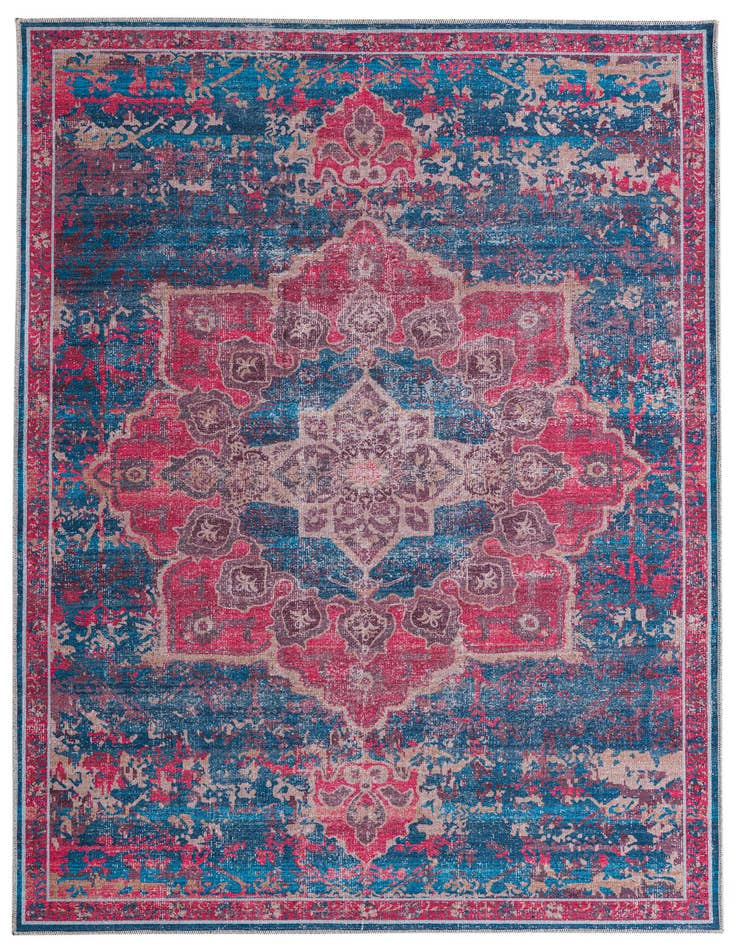 Detail image of 5' x 7' 5 Washable Timeless Rug