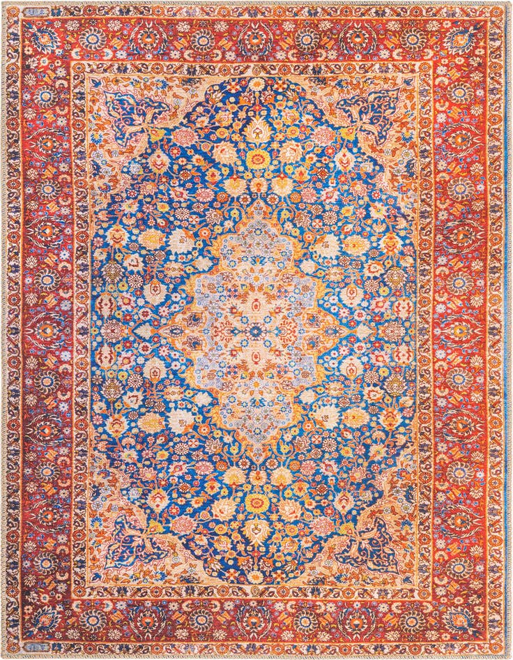 Detail image of 3' 6 x 5' 6 Washable Timeless Rug