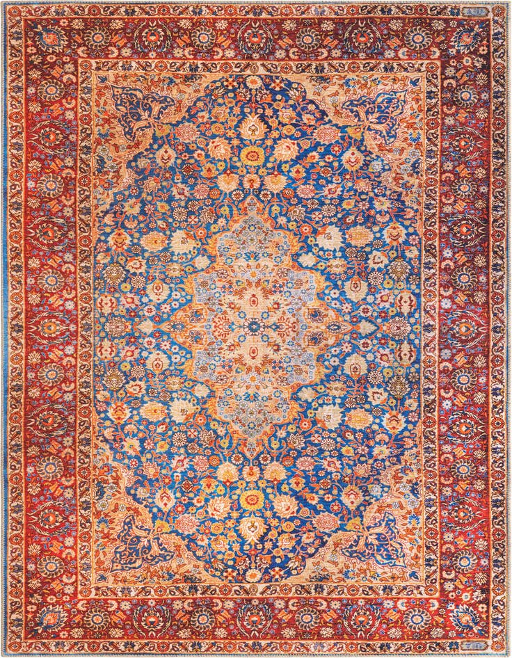 Detail image of 5' x 8' Washable Timeless Rug