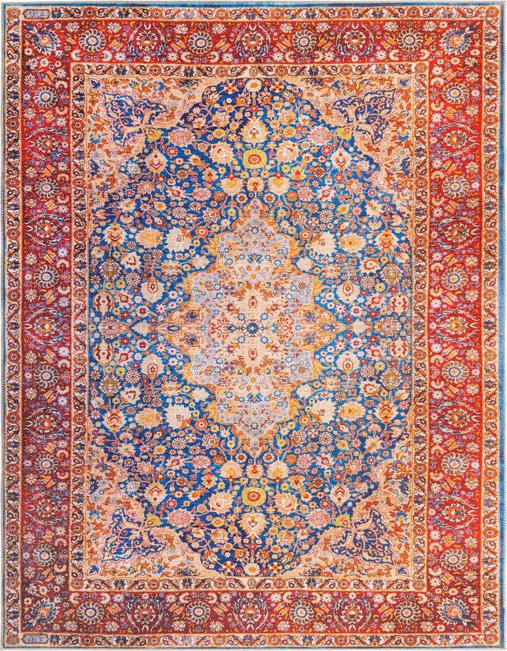 Detail image of 7' 6 x 10' 6 Washable Timeless Rug
