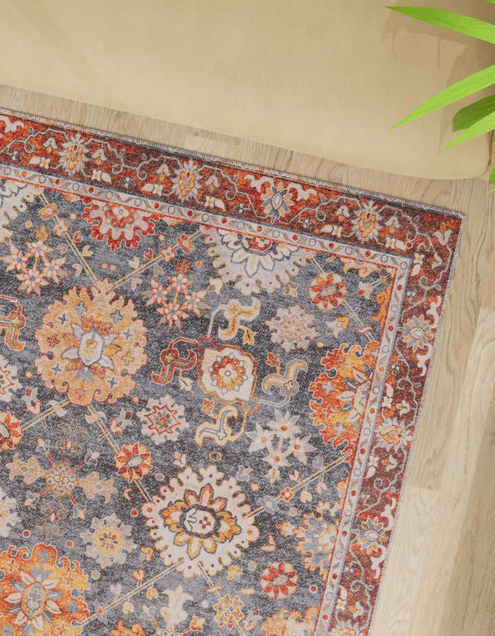 6' 1 x 9' Washable Timeless Rug