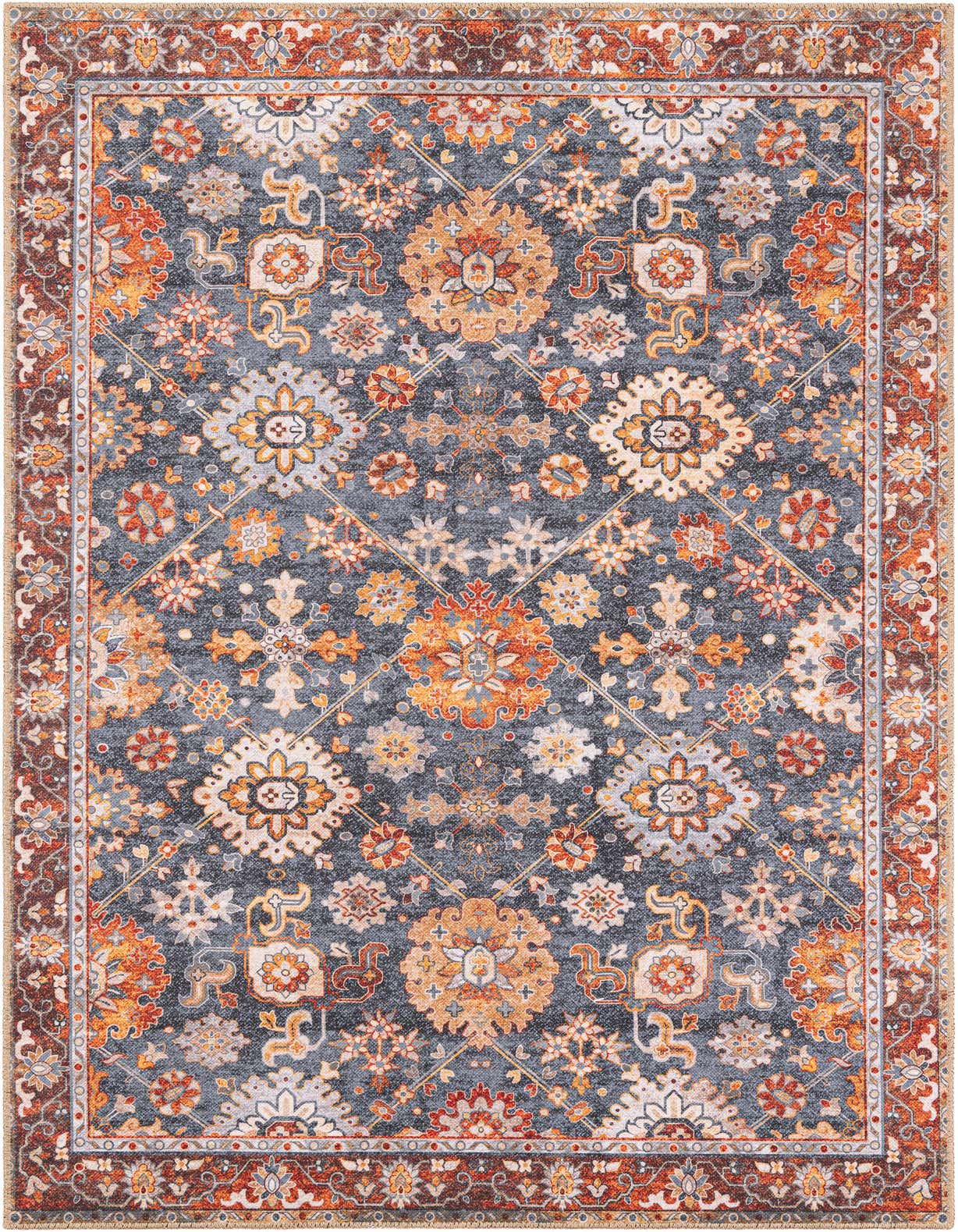 5' 1 x 8' Washable Timeless Rug
