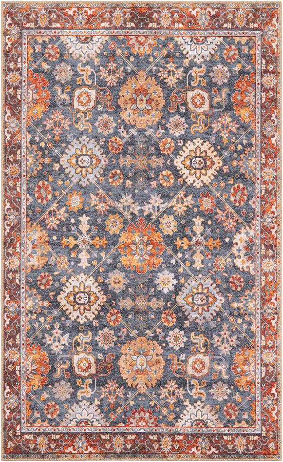 Detail image of 5' 1 x 8' Washable Timeless Rug