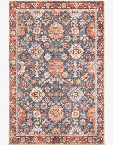 6' 1 x 9' Washable Timeless Rug