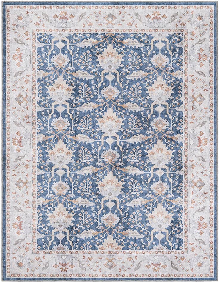 Detail image of 5' 1 x 8' Washable Timeless Rug