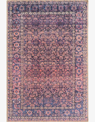 Navy Blue Washable Timeless Rug